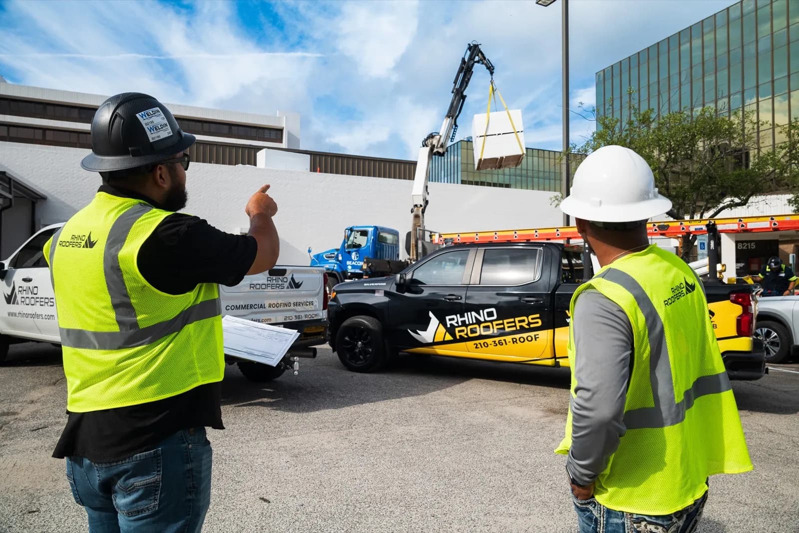 Commercial TPO roof installation Austin TX